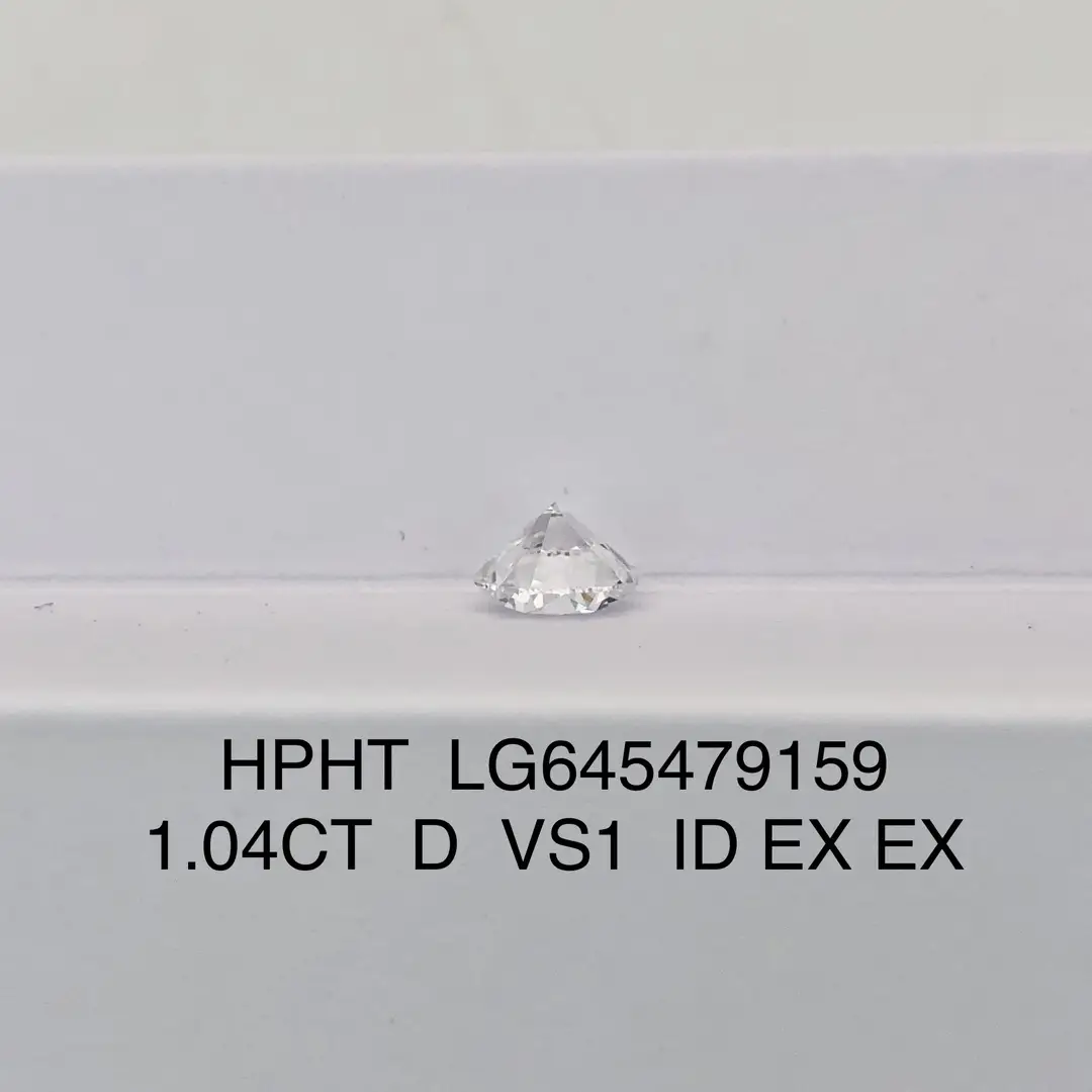 IGI Certified 1.04CT Round Lab Diamond - Customizable Jewelry 4