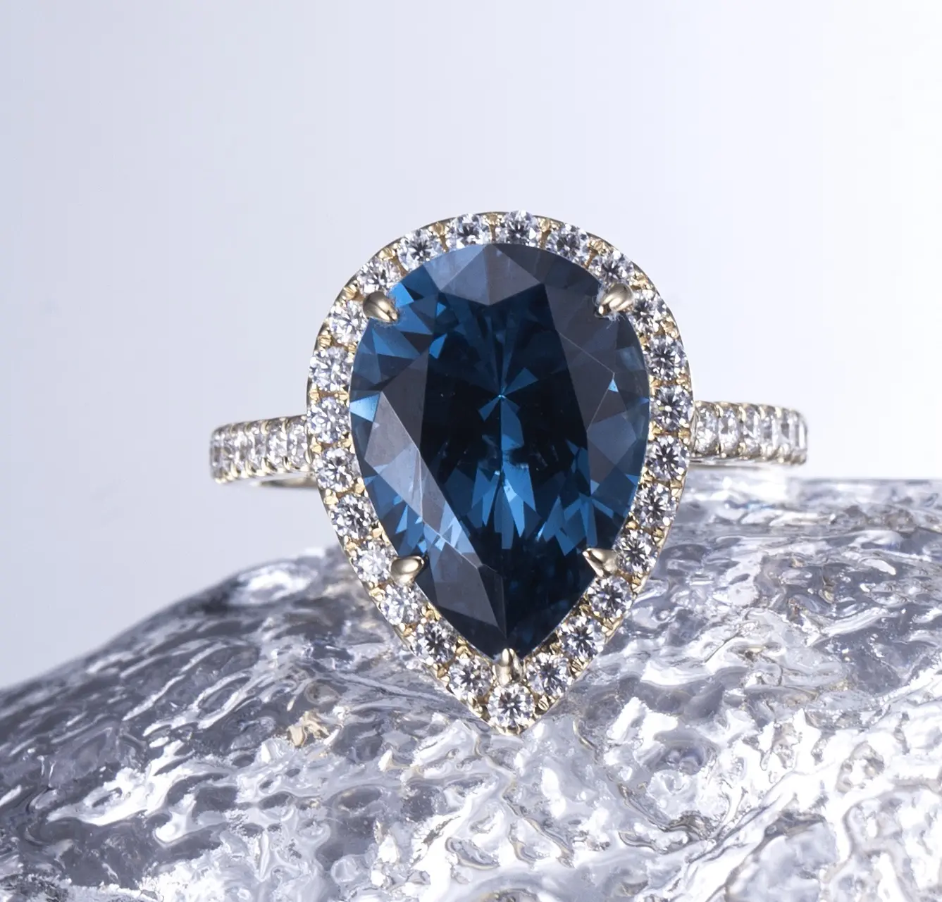 Messi Jewelry Topaz Engagement Ring DHL Manufacturing 7