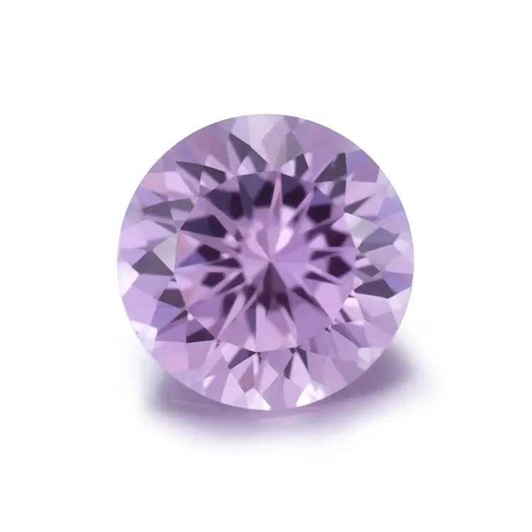 Gioielli Messi - Roundl Hydrothermal Pink Sapphire Stone Lab Creato Pink Sapphire 1