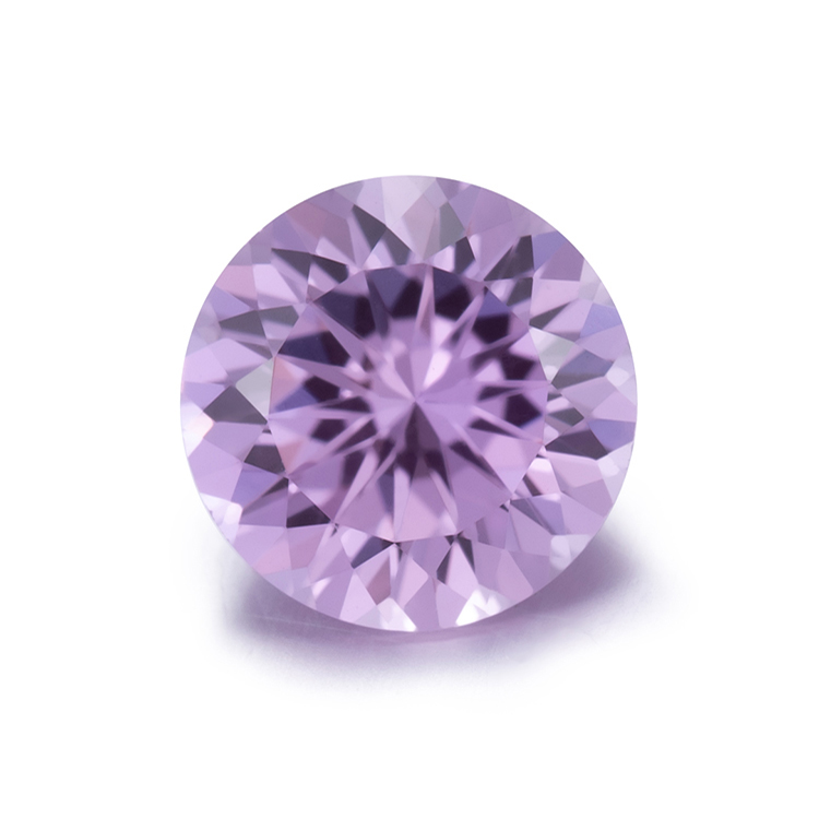 메시 쥬얼리 - Roundl Hydrothermal Pink Sapphire Stone Lab 제작 핑크 사파이어 7