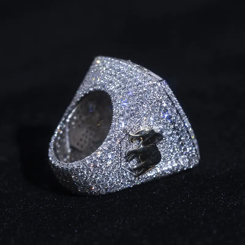 Custom Lab Grown Diamond Hip Hop Ring 4