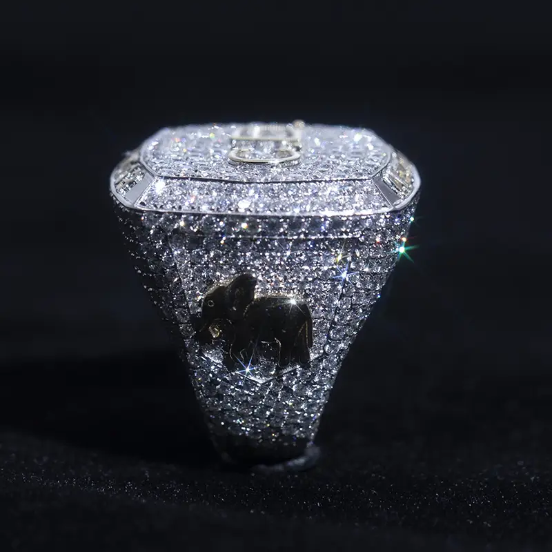 Messi Jewelry | best material hip hop knuckle rings from China 5