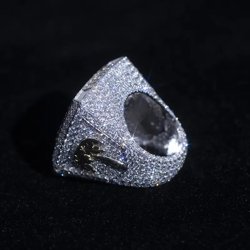Messi Jewelry | best material hip hop knuckle rings from China 3