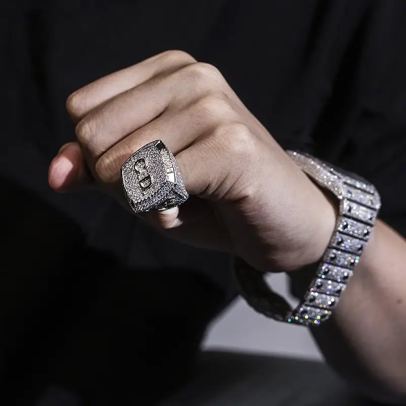 Messi Jewelry | best material hip hop knuckle rings from China 6