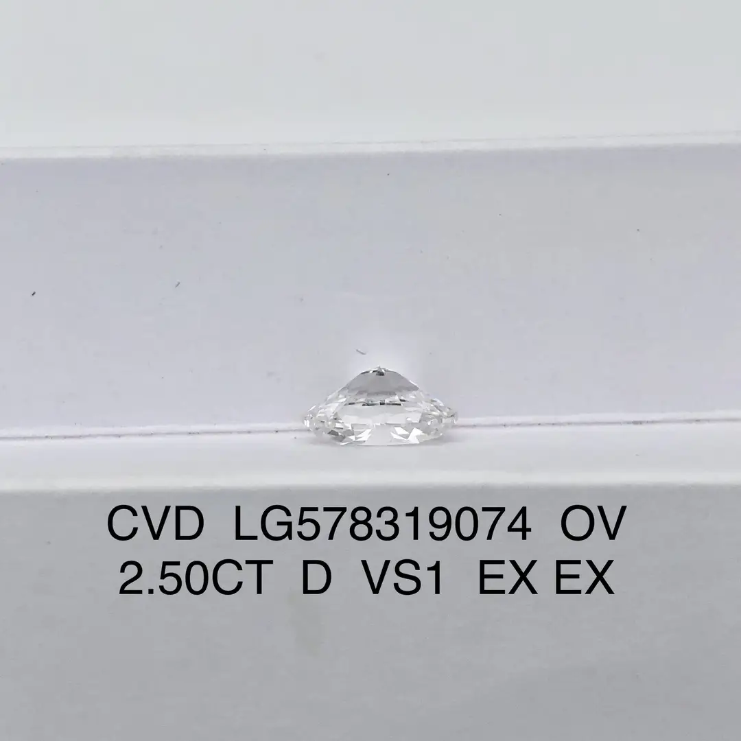 Messi Jewelry | Cost-effective 1.5 carat lab grown oval diamond wholesale 3