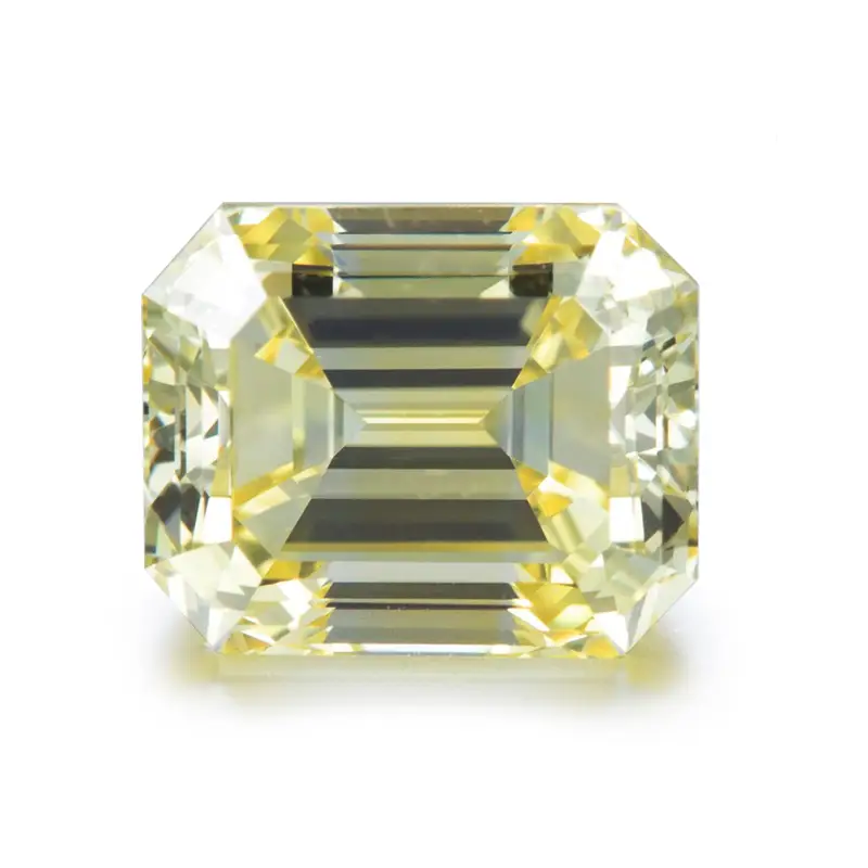 Messi Jewelry Hpht Cvd Lab создал бриллиант -модные ярко -желтые изумруд 1