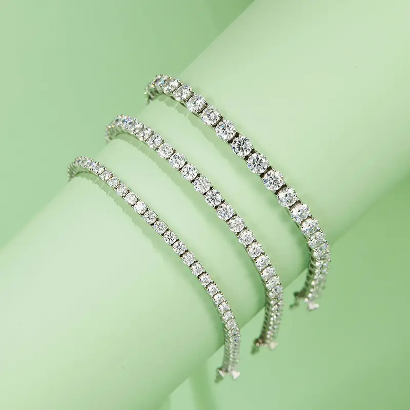 Custom tennis bracelet women manufacturers Manufacturer | Messi Jewelry 4