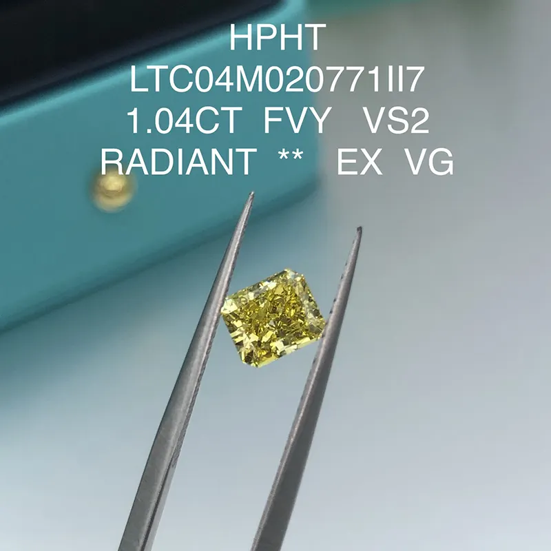 Radiant Lab Diamond: Messi Jewelry Synthetic Diamond 6