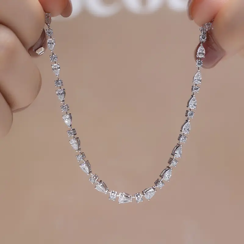 MSB-528 Personalizzazione dell'irregolarità 18K Bracciale per gioielli con diamanti in oro bianco bianco 1