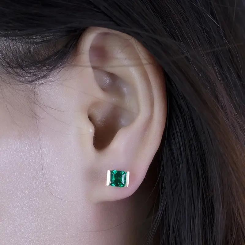 Messi Jewelry | Customized precious stone earrings highly rated 6