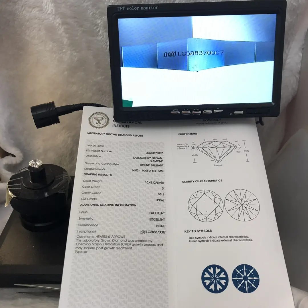 large lab created diamonds at Wholesale Prices | Messi Jewelry 3
