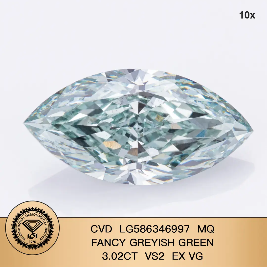 Green Lab Diamonds 0.3-10 ct: Daily Updates Available 2