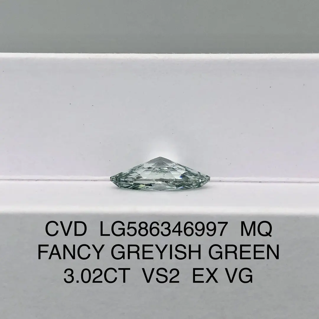 Messi Jewelry | factory Direct 2 carat lab grown marquise diamond quality assurance 2