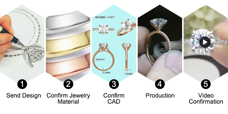 Messi Jewelry - 18k 14k 10k Gold 925 Silver Moissanite Lab Diamond Nose Ring Custom Jewelry 8