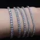 925 Sterling Silver Moissanite Tennis Bracelet - Gold Tennis Bracelet 2