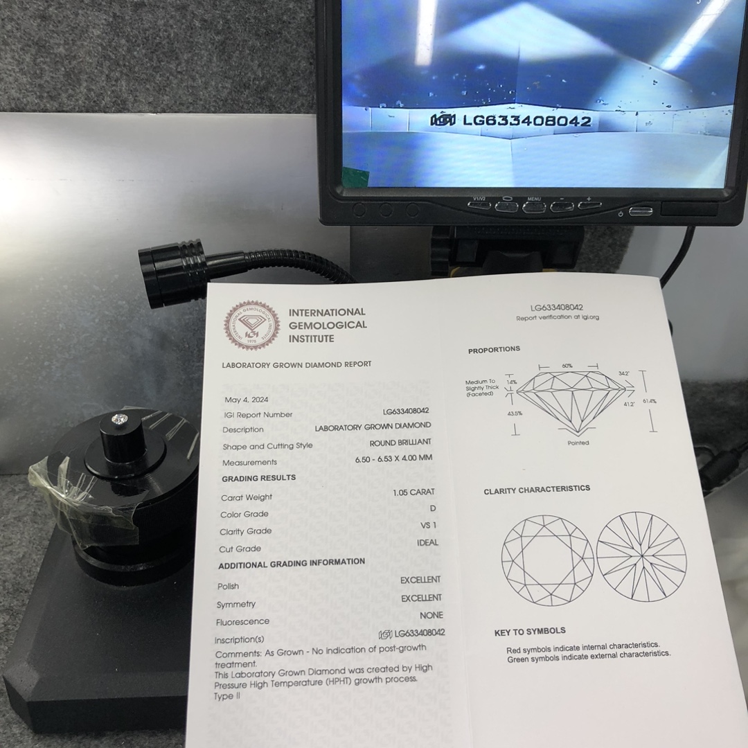 Pink Lab Diamond - 0.01ct ngadto sa 20ct, IGI Certified 11