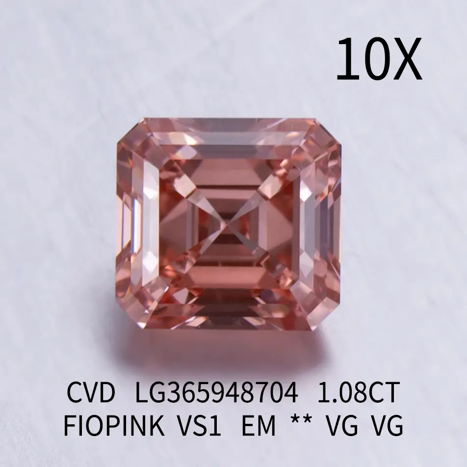 Custom pink lab grown diamond ring from China Manufacturer | Messi Jewelry 6