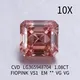 Quality emerald cut lab diamond ring wholesale | Messi Jewelry 6