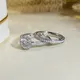 Custom 925 Серебряные ювелирные изделия с лабораторными бриллиантами 3