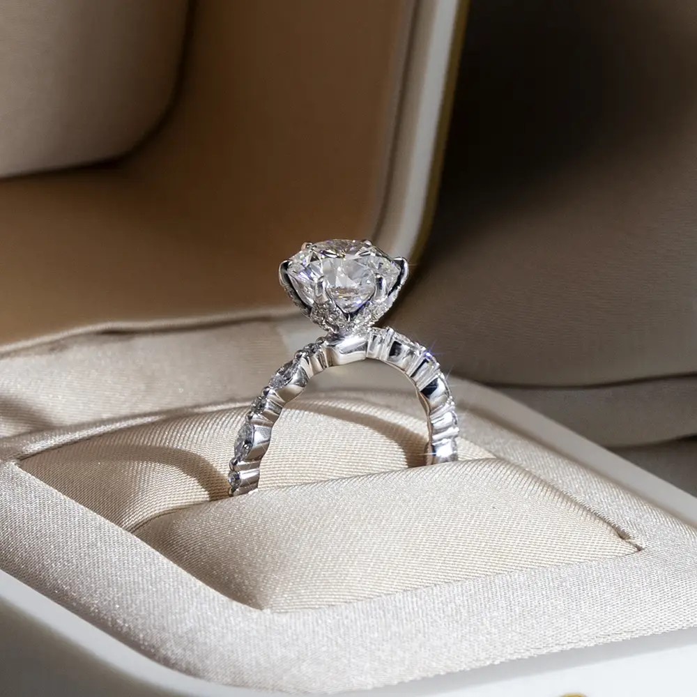 MSR-1662 LAB TOINT Diamond 18K 2,5CT Produttore di anelli di fidanzamento | Gioielli Messi 1