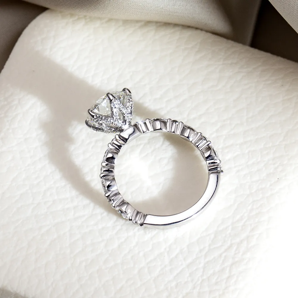 Classic Lab Generated Diamonds with Custom Services Birthday Gift 4