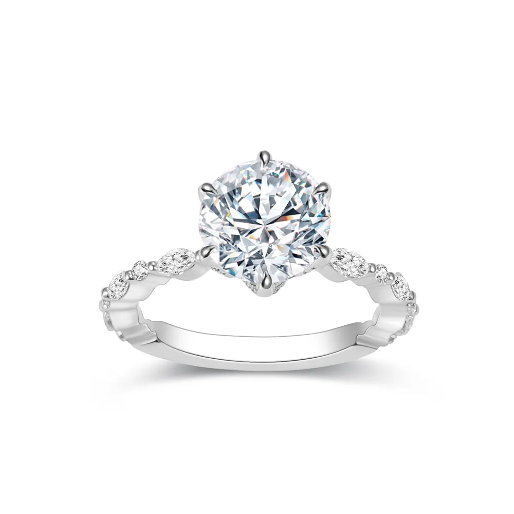 Classic Lab Generated Diamonds with Custom Services Birthday Gift 2