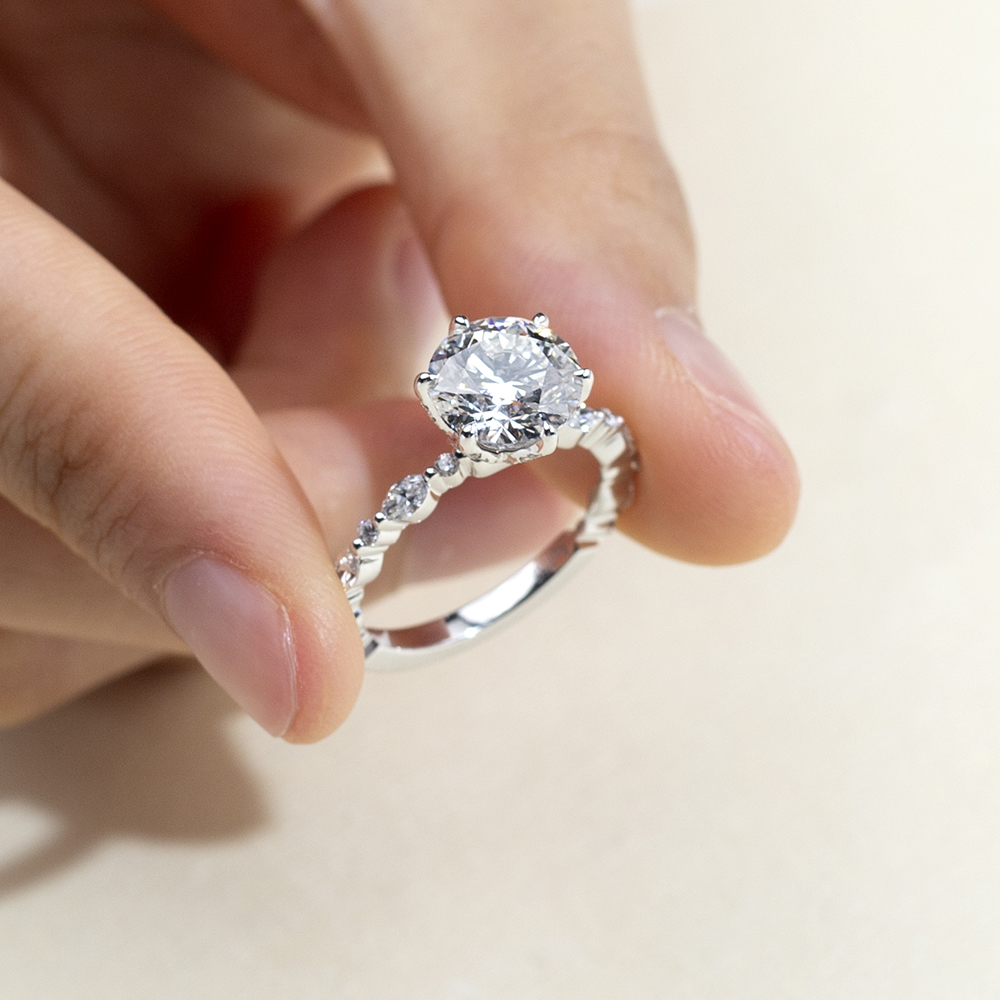 Classic Lab Generated Diamonds with Custom Services Birthday Gift 9