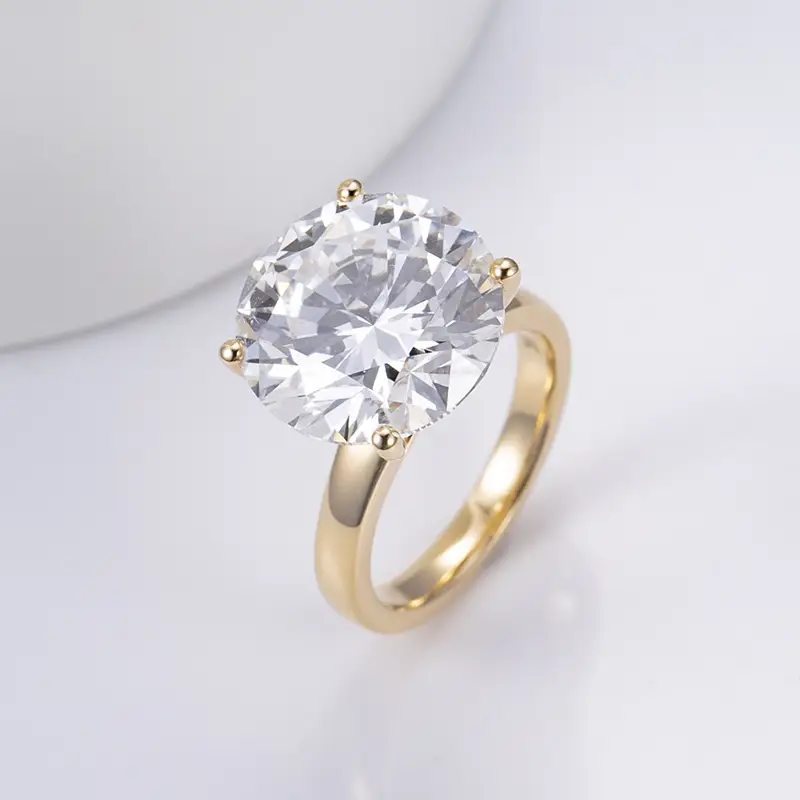 MSR-1421 di grandi dimensioni 8ct cvd g vvs2 anello di gioielli diamanti da laboratorio 1