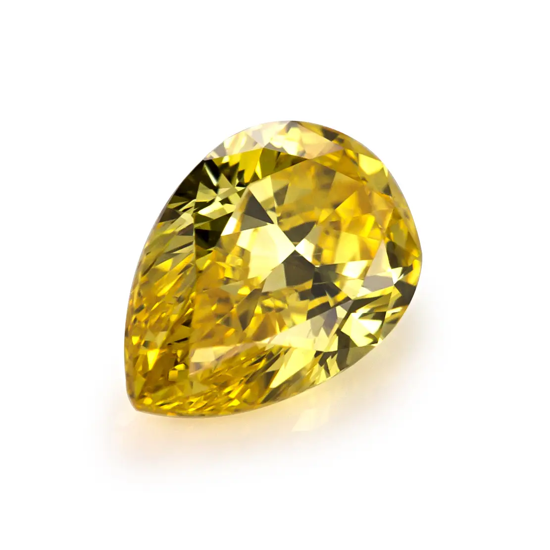 Gioielli Messi - Messi Gioielli Pere Forma CVD HPHT VIVIVI VIVI INTENSIMENTE GIALLO CHIALE CRESTO Diamante Giallo 1