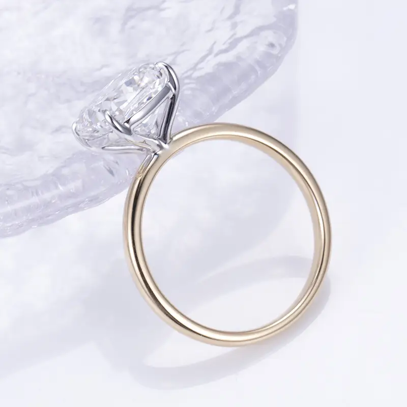 MSR-1305 Настройка Большого размера 5CT Lab Lab Diamond Jewelry Solitaire Ring 1