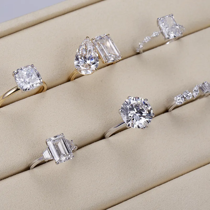 Lab Diamond Ring Lab Diamond Supplier MSR-1320 Lab Grown Diamond Directly Sale 7