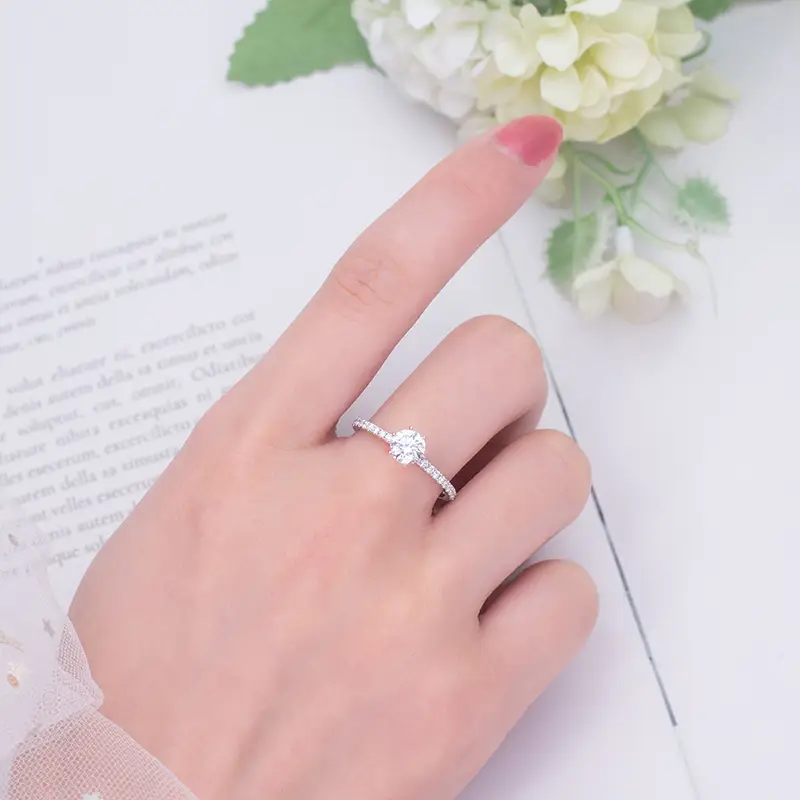 Hot Selling 3 carat lab grown diamond ring customized | Messi Jewelry 2