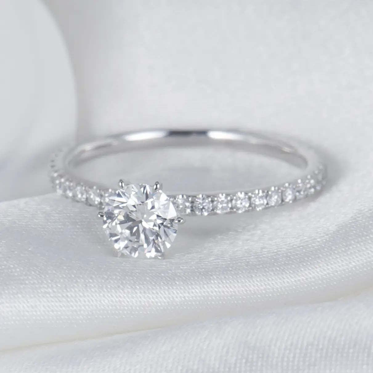 Hot Selling 3 carat lab grown diamond ring customized | Messi Jewelry 4