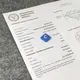 1.02CT Round Synthetic Diamond - IGI Certified 3