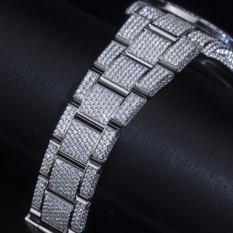 Messi Jewelry - Iced Out Noble Moissanite Diamond Watch Customized Moissanite Watch 13