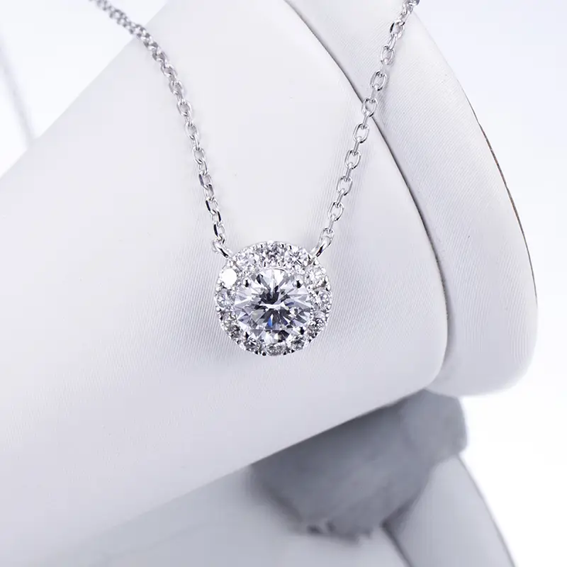 High End lab grown diamond necklace directly sale | Messi Jewelry 3