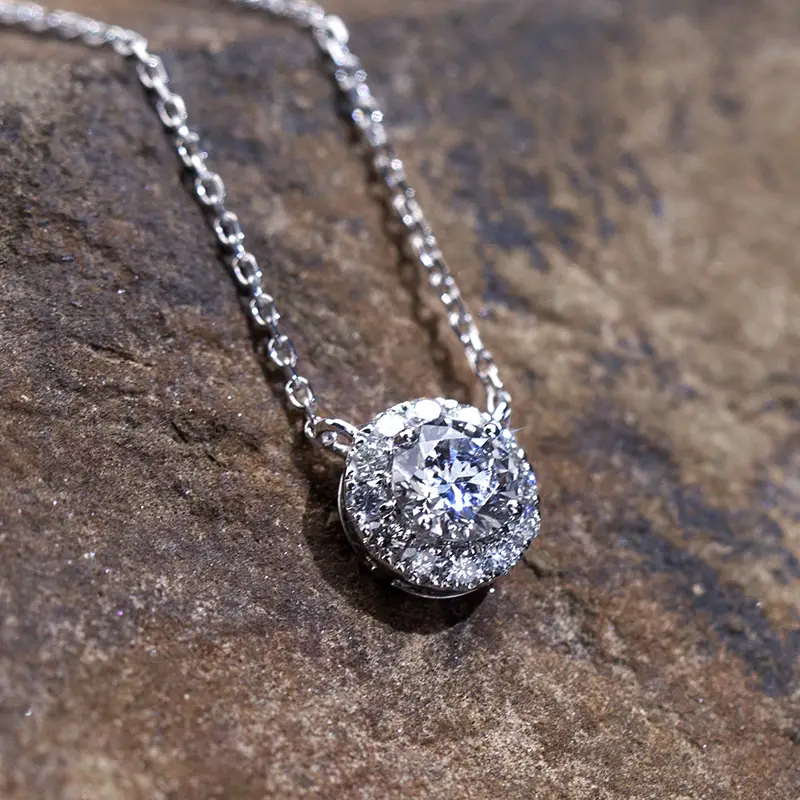 High End lab grown diamond necklace directly sale | Messi Jewelry 6