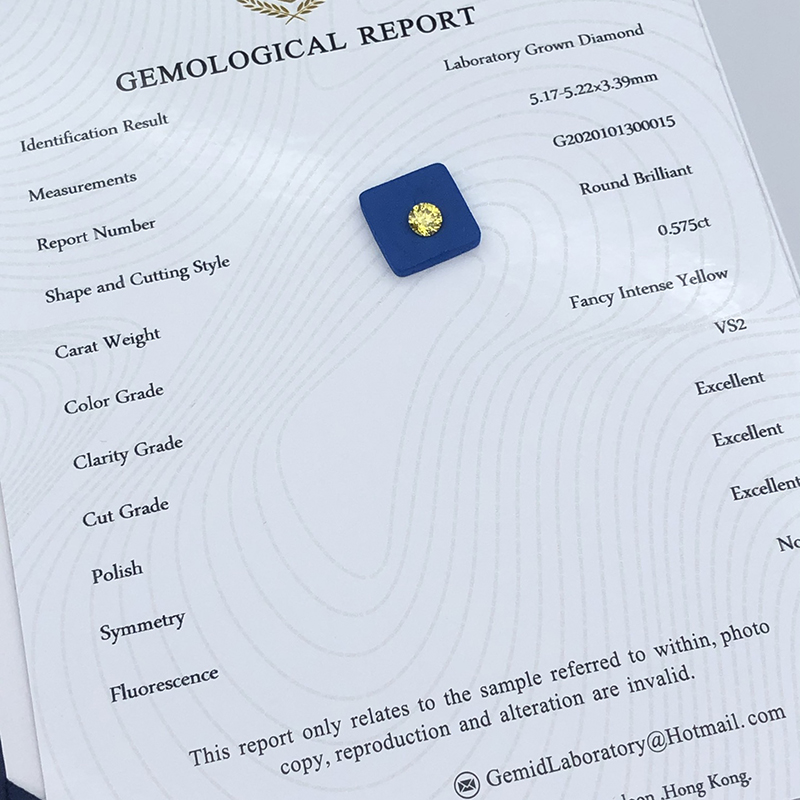 Custom lab grown diamonds yellow quality assurance Manufacturer | Messi Jewelry 8