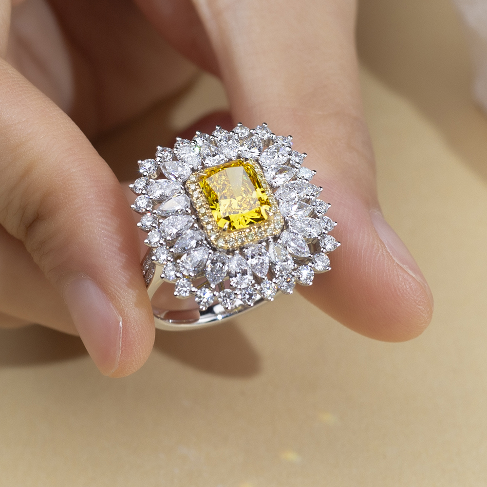 Messi Jewelry Lab Diamond Wedding Band 3100USD Factory Direct Supply 8