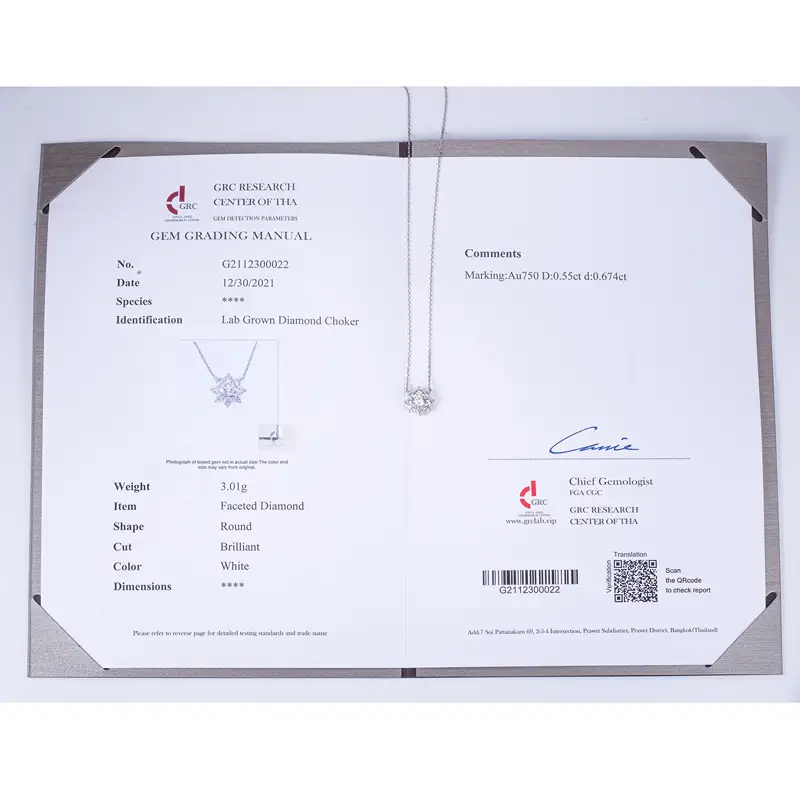 lab created tennis necklace at Wholesale Prices | Messi Jewelry 5