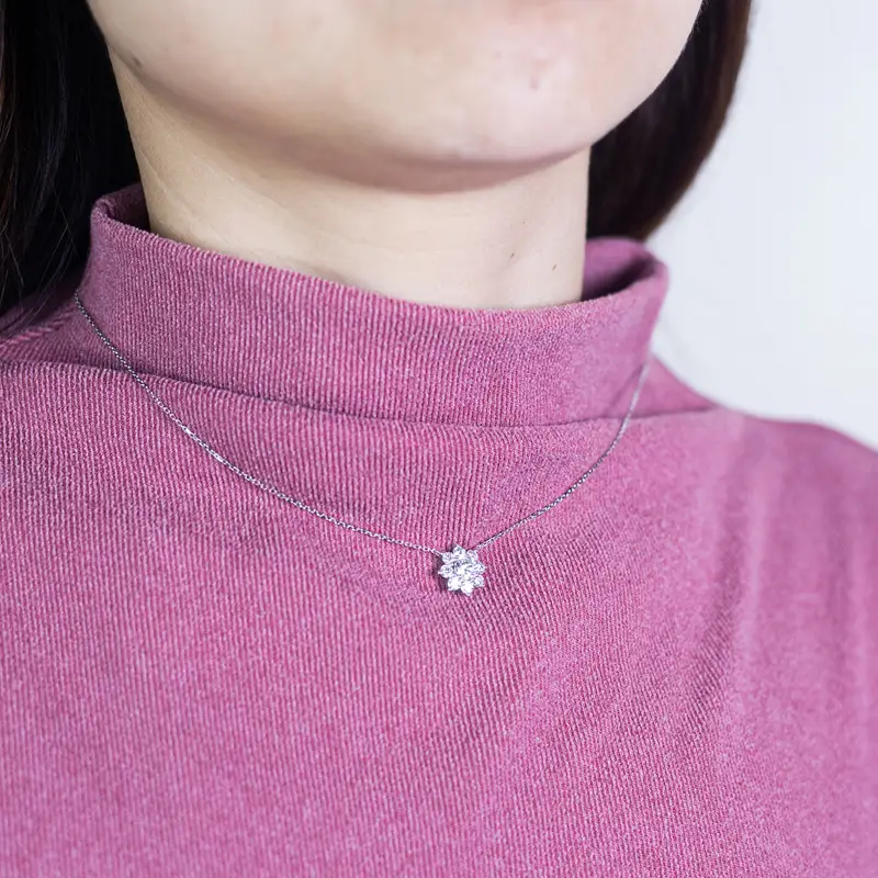 lab created tennis necklace at Wholesale Prices | Messi Jewelry 4