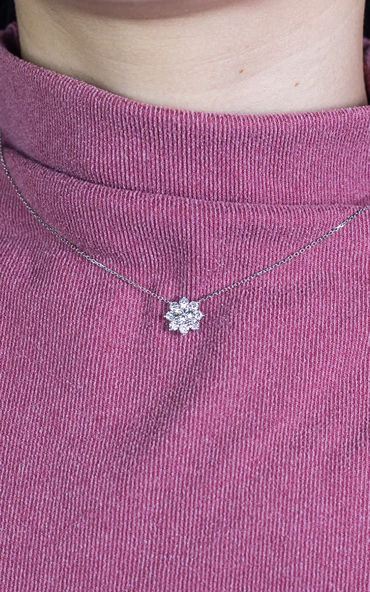 lab created tennis necklace at Wholesale Prices | Messi Jewelry 6