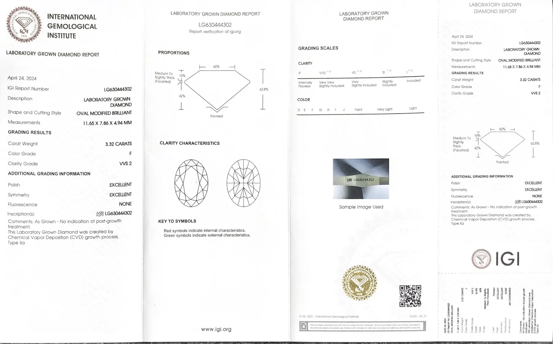 2 Carat Oval Lab Grown Diamond Supply Forjewelry Collection 3