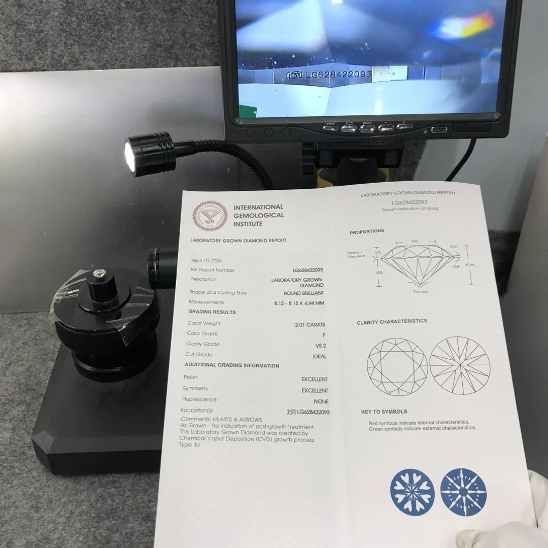 Round Lab Diamond 5 Carat Lab Grown Diamond Manufacturers 2