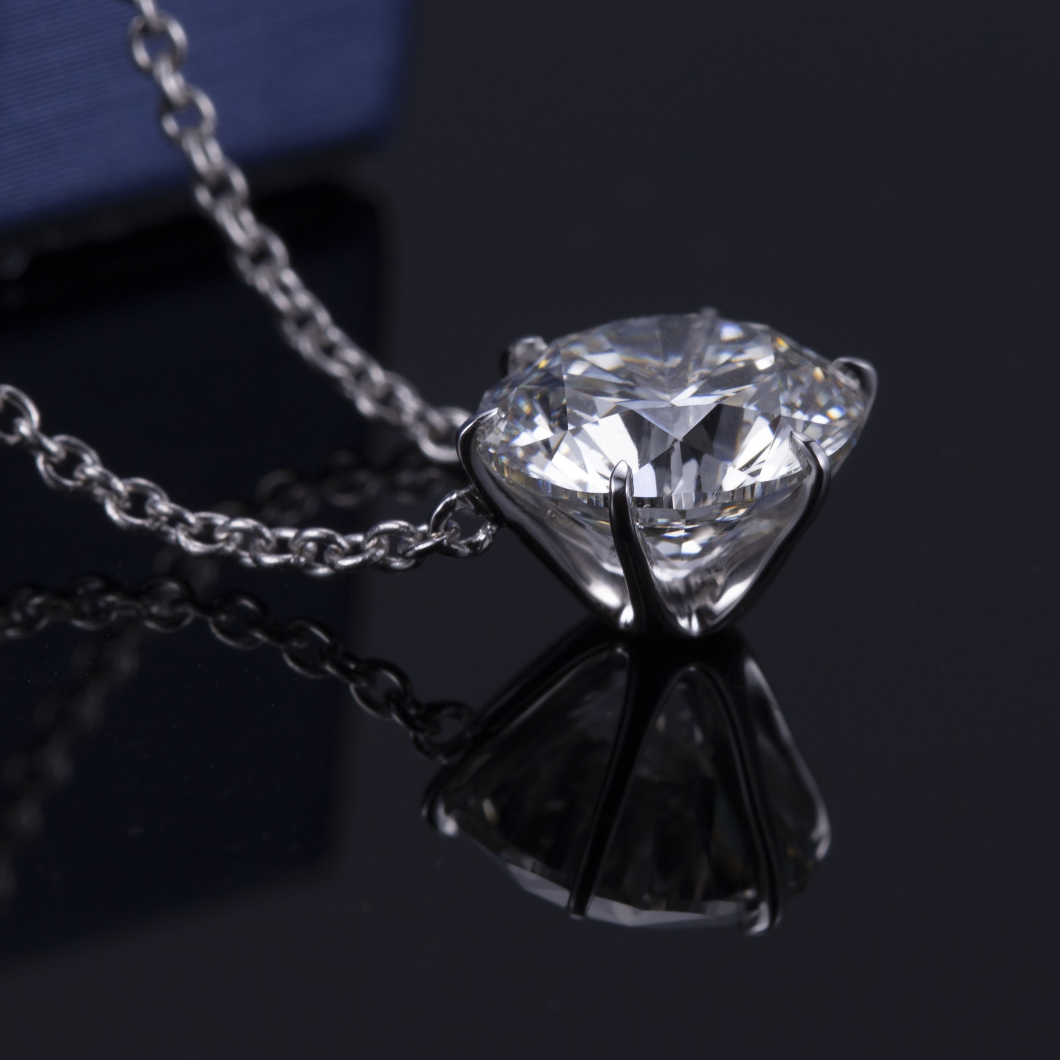 Custom lab grown diamond tennis necklace factory direct supply Manufacturer | Messi Jewelry 8