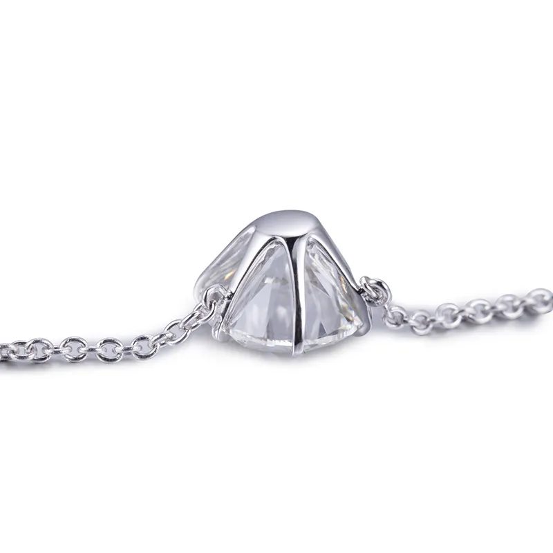 Custom lab grown diamond tennis necklace factory direct supply Manufacturer | Messi Jewelry 4