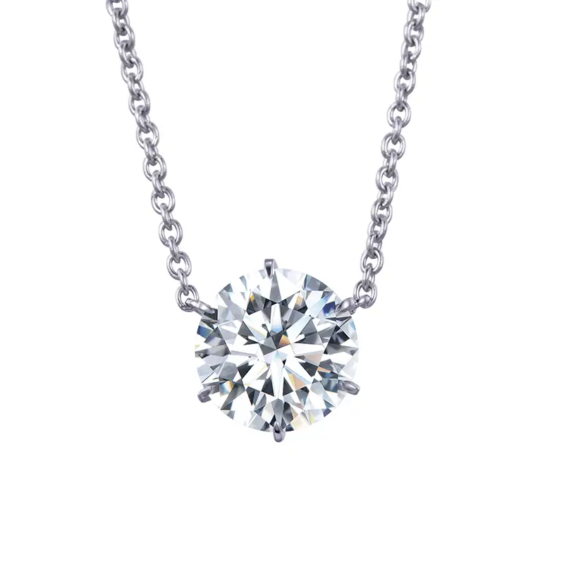 Custom lab grown diamond tennis necklace factory direct supply Manufacturer | Messi Jewelry 3