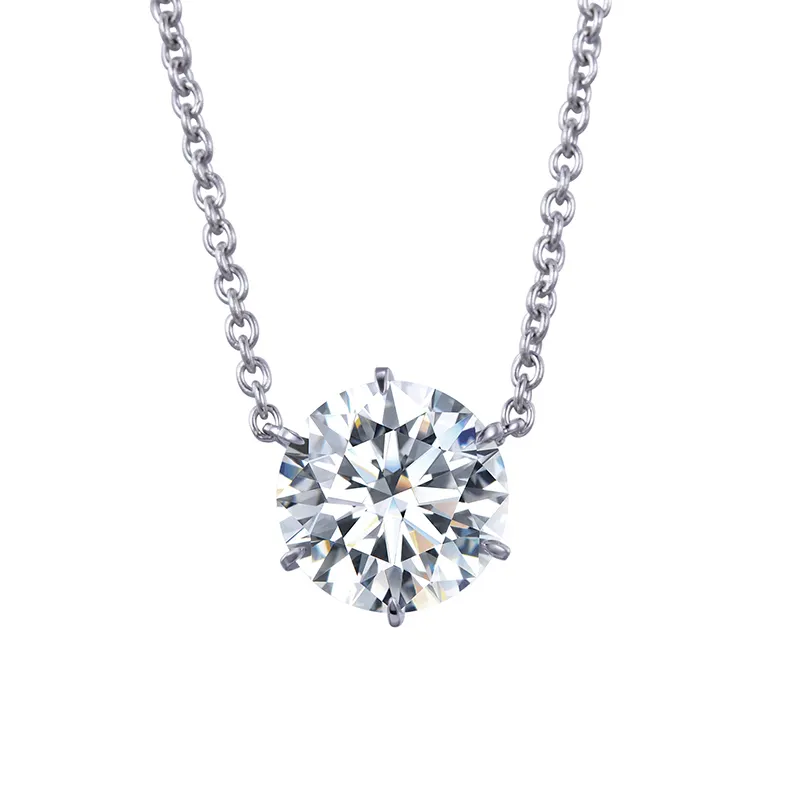 Custom lab grown diamond tennis necklace factory direct supply Manufacturer | Messi Jewelry 3