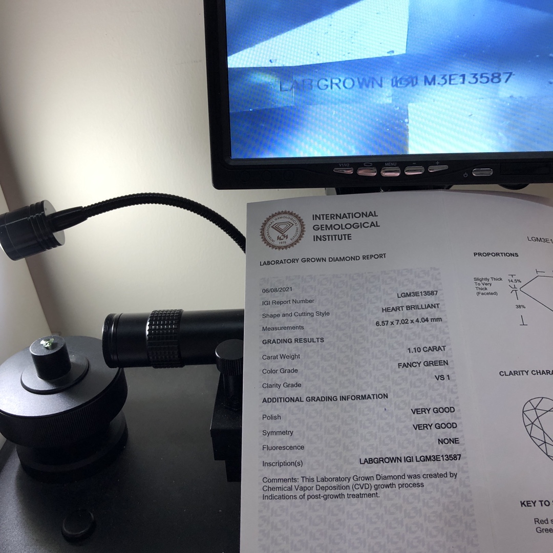 Custom lab green diamond from China Manufacturer | Messi Jewelry 8