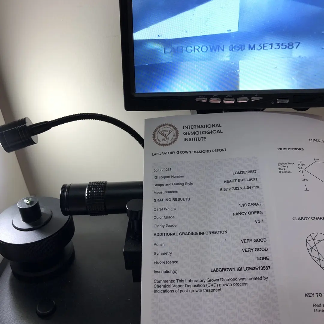 Custom lab green diamond from China Manufacturer | Messi Jewelry 6